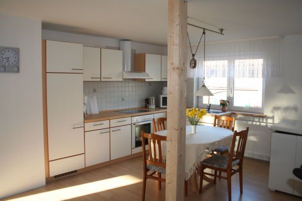 Küche in Ferienwohnung Seeblick in direkter Seelage in Plau am See