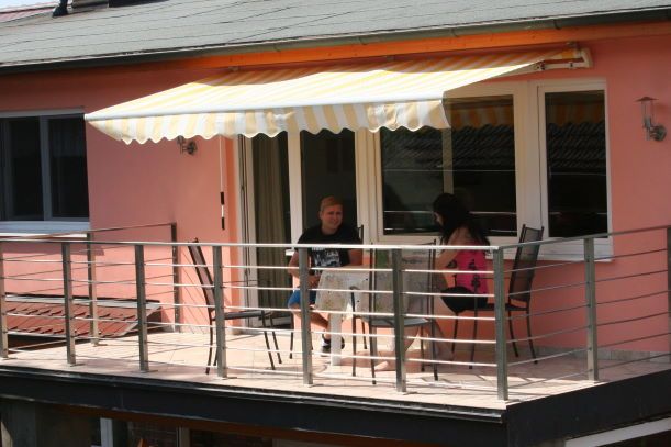 Balkon in Ferienwohnung Seeblick in direkter Seelage in Plau am See